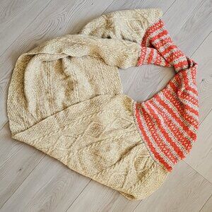 Free People Cable Knit Boho Knit Fall Winter Infinity Loop Scarf